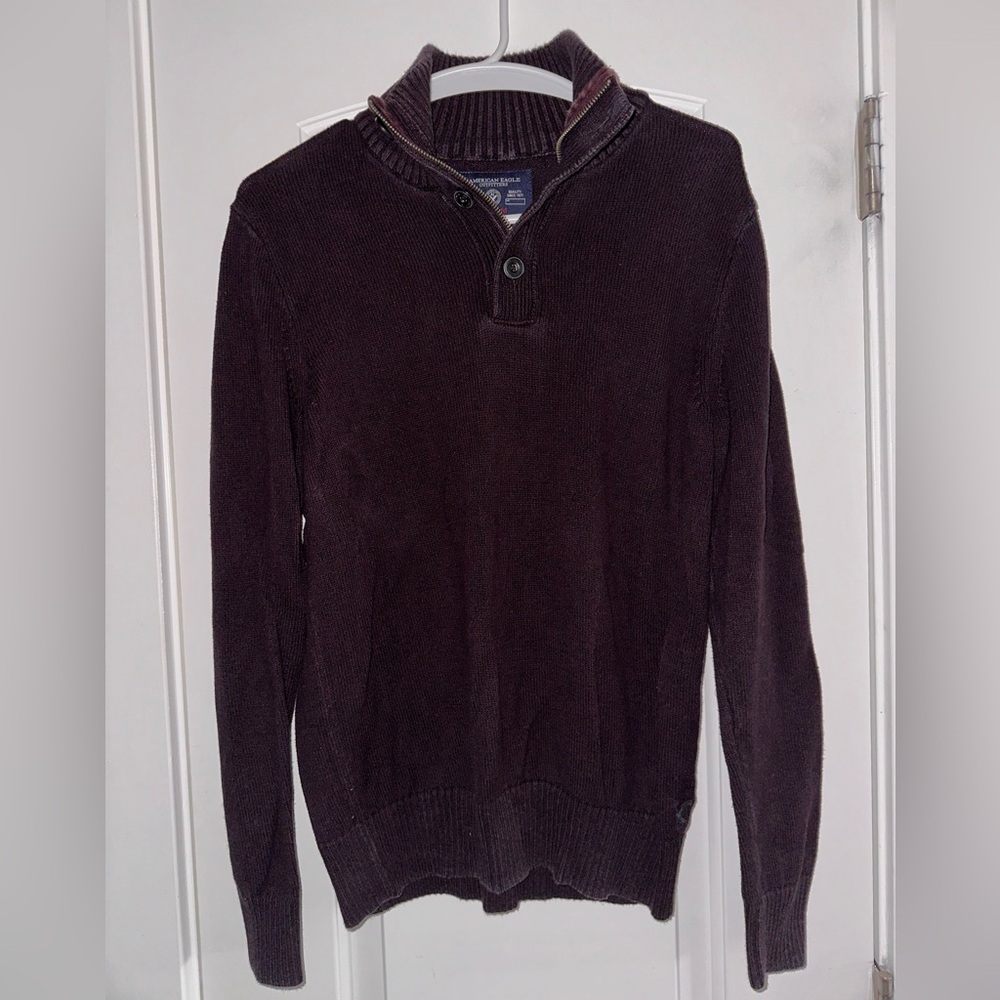 Men’s American Eagle Quarter Zip Sweater